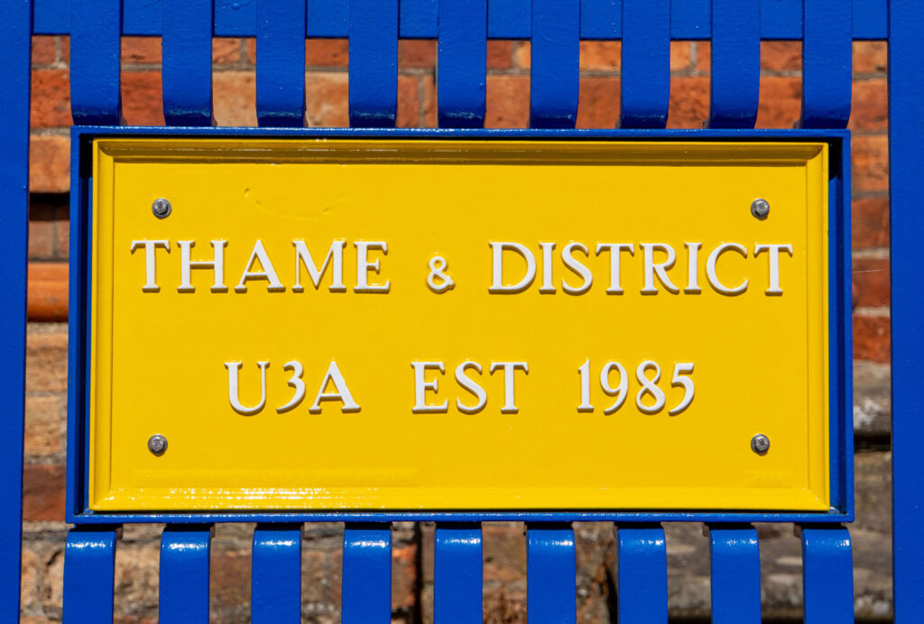 u3a Bench Anniversary